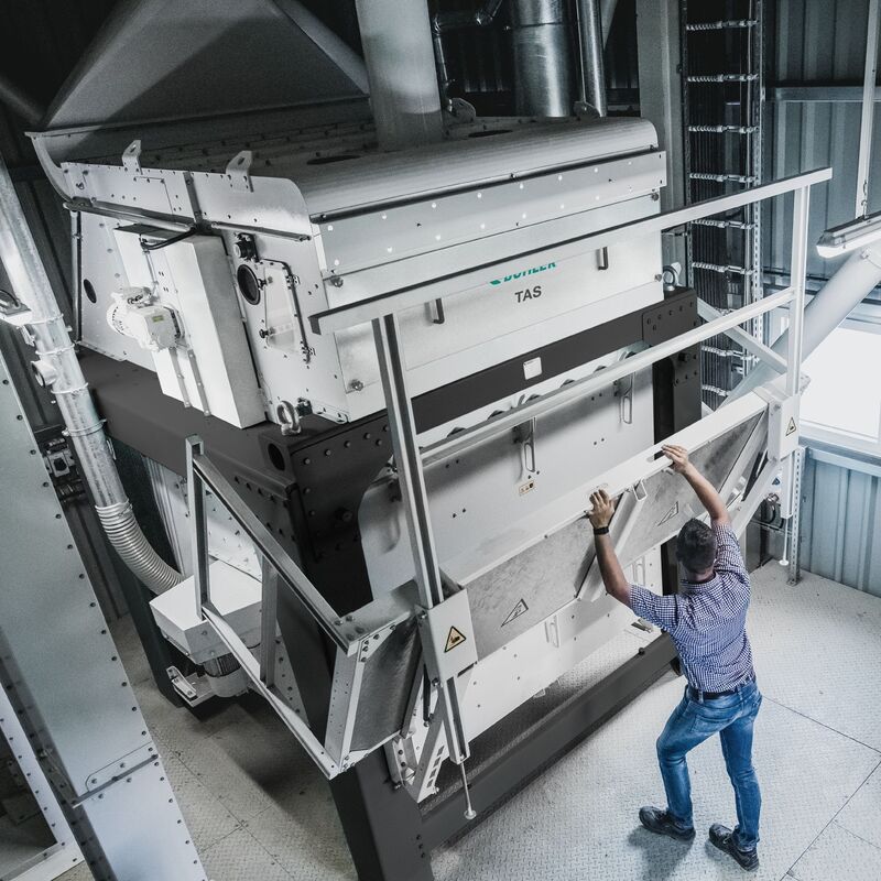 TAS universal cleaning machine Bühler Group