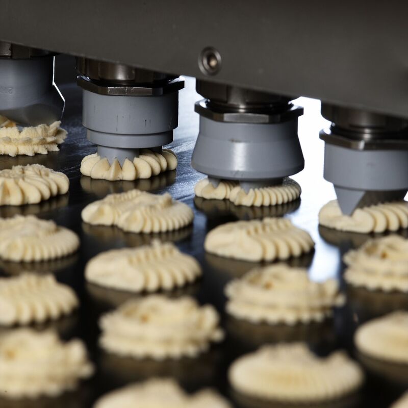 Meincke V60 Biscuit Wire Cutter and Depositor Bühler