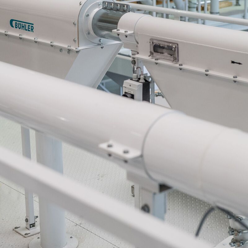 TUBO Tubular Push Conveyor LBGA Conveying Bühler Group