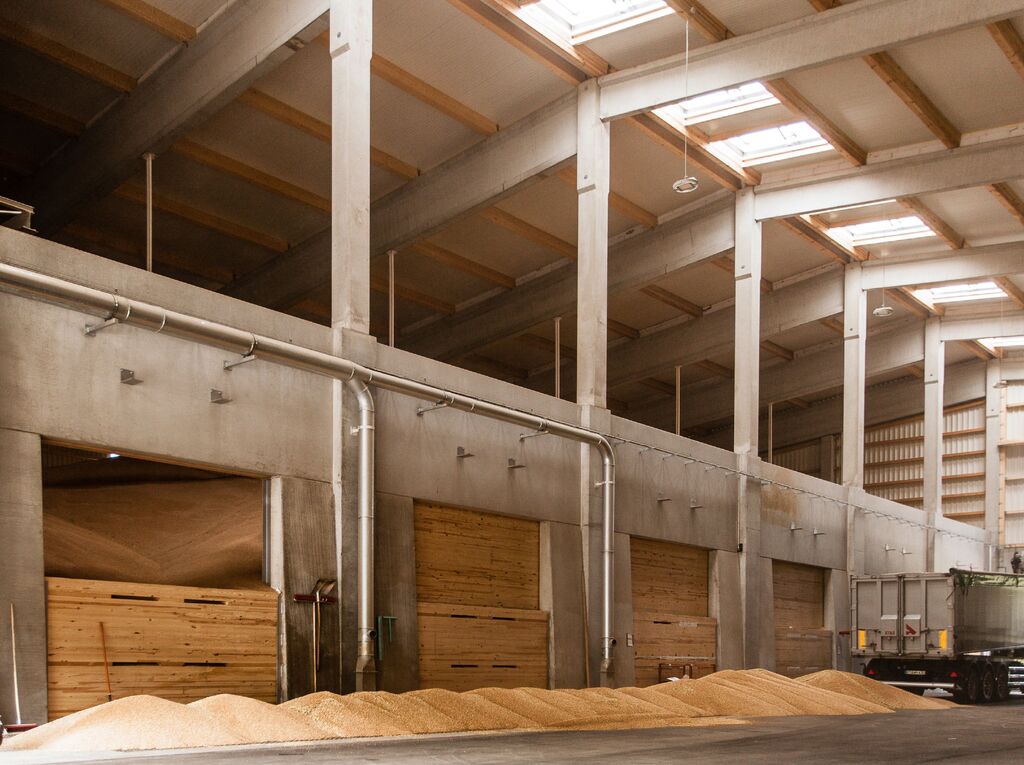 Flat Storage System Grain Storage Bühler Group