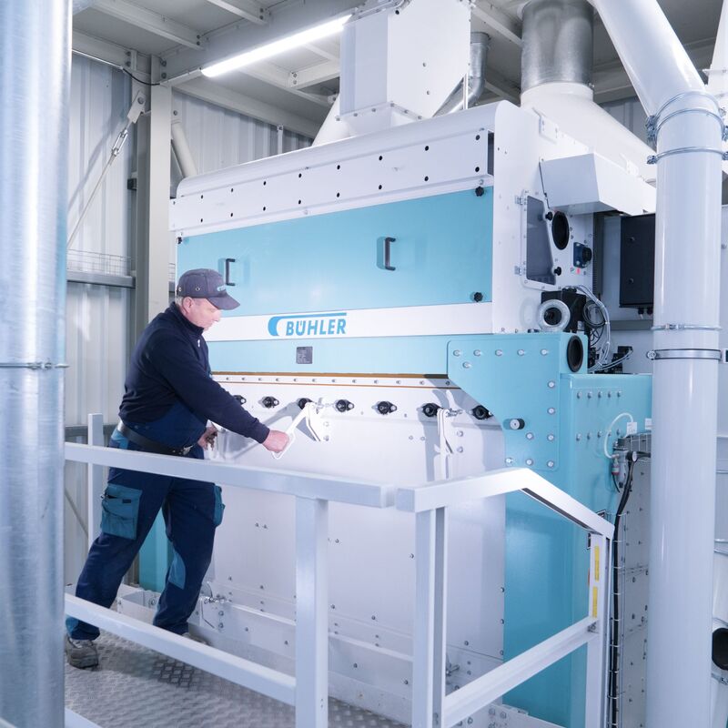 TAS universal cleaning machine Bühler Group