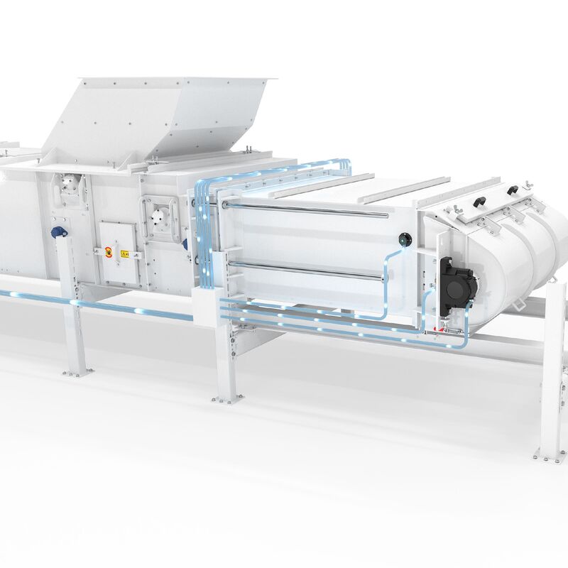 Enclosed belt conveyor LBIA Conveyors Bühler Group